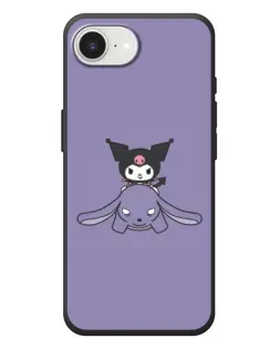 Чохол для iPhone 17e з картинкою «Kuromi на ліловому фоні»