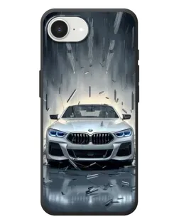 Чохол для iPhone 17e з картинкою «BMW у світлі фар»