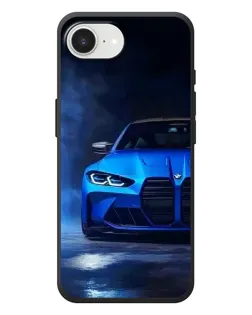 Чохол для iPhone 17e з картинкою «Блакитна BMW M4»