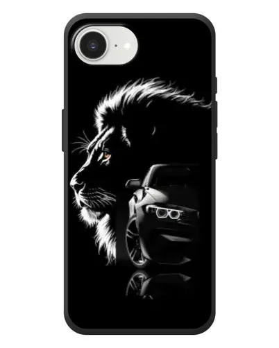 Чохол для iPhone 17e з картинкою «BMW та лев» Чохол для iPhone 17e з картинкою «BMW та лев»