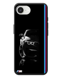Чохол для iPhone 17e з картинкою «Силует BMW в темряві»