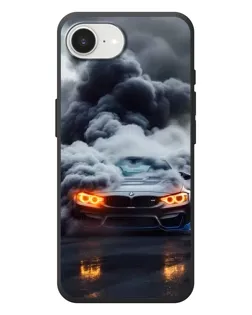 Чохол для iPhone 17e з картинкою «BMW у диму»
