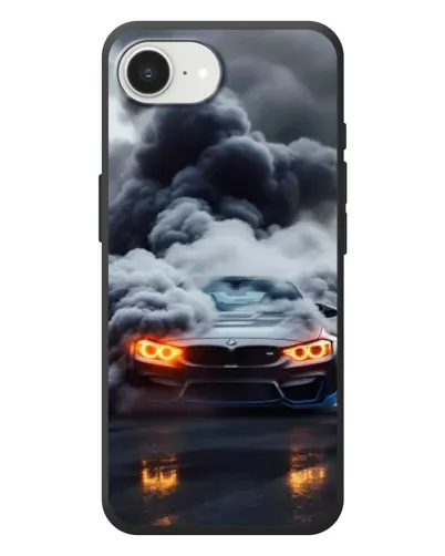 Чохол для iPhone 17e з картинкою «BMW у диму» Чохол для iPhone 17e з картинкою «BMW у диму»