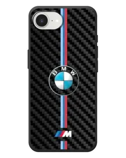 Чохол для iPhone 17e з картинкою «Емблема BMW та карбон»