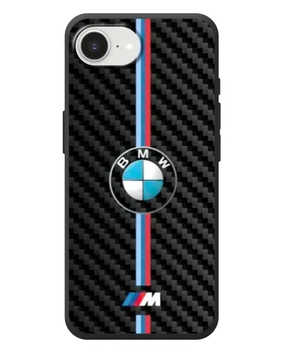 Чохол для iPhone 17e з картинкою «Емблема BMW та карбон» Чохол для iPhone 17e з картинкою «Емблема BMW та карбон»