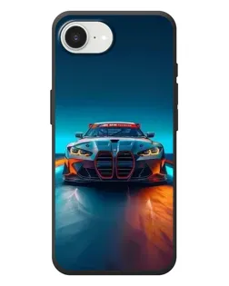 Чехол для iPhone 17e с картинкой «BMW — огни неона»