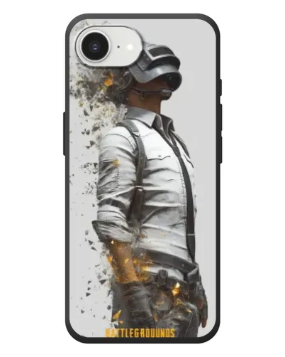 Чехол для iPhone 17e с картинкой «PUBG — боец в пыли»