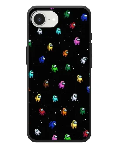 Чехол для iPhone 17e с картинкой «Экипаж Among Us» Чехол для iPhone 17e с картинкой «Экипаж Among Us»