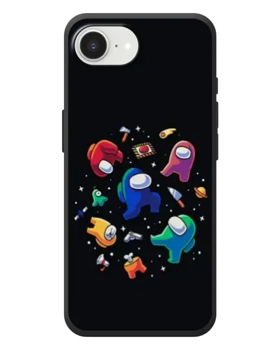 Чехол для iPhone 17e с картинкой «Among Us космос» Чехол для iPhone 17e с картинкой «Among Us космос»