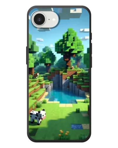 Чехол для iPhone 17e с картинкой «Minecraft летний день»