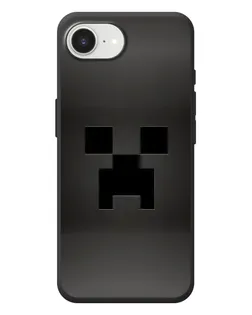 Чехол для iPhone 17e с картинкой «Черный крипер градиент»