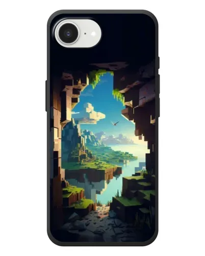 Чехол для iPhone 17e с картинкой «Вид из пещеры»