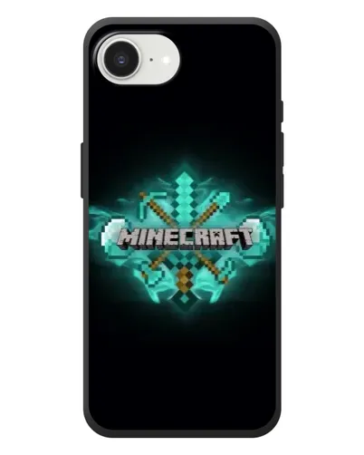 Чехол для iPhone 17e с картинкой «Minecraft Diamond лого»