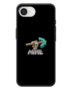 Чехол для iPhone 17e с картинкой «Алмазная кирка»