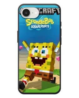 Чехол для iPhone 17e с картинкой «Губка Боб Minecraft»