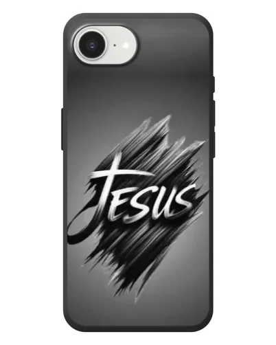 Чехол для iPhone 17e с картинкой «Надпись Jesus Graffiti»