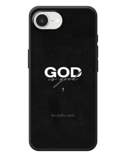 Чехол для iPhone 17e с картинкой «GOD — Бог над всем»