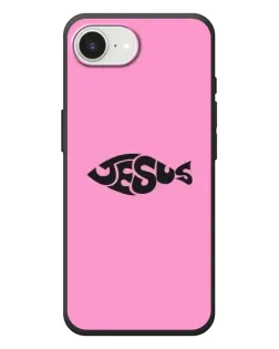 Чехол для iPhone 17e с картинкой «Розовый символ  Jesus»