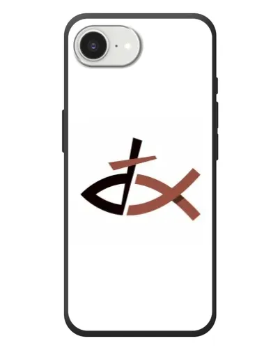 Чехол для iPhone 17e с картинкой «Рыба и крест»