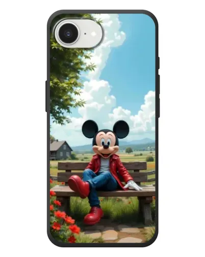 Чохол для iPhone 17e з картинкою «Міккі на лавці» Чохол для iPhone 17e з картинкою «Міккі на лавці»