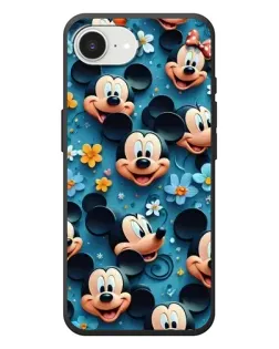 Чохол для iPhone 17e з картинкою «Паттерн Міккі та Мінні»