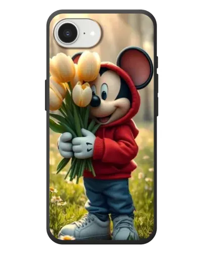 Чохол для iPhone 17e з картинкою «Міккі з тюльпанами» Чохол для iPhone 17e з картинкою «Міккі з тюльпанами»