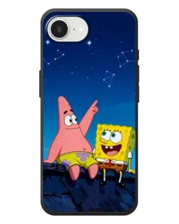 Чохол для iPhone 17e з картинкою «Губка Боб та Патрік вночі» Чохол для iPhone 17e з картинкою «Губка Боб та Патрік вночі»