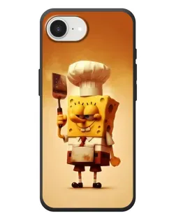 Чохол для iPhone 17e з картинкою «Губка Боб кухар»