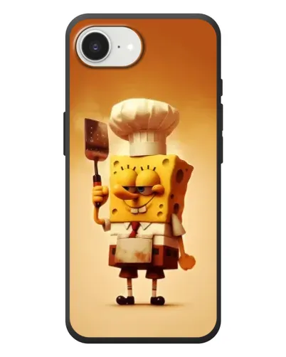 Чохол для iPhone 17e з картинкою «Губка Боб кухар» Чохол для iPhone 17e з картинкою «Губка Боб кухар»