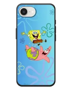 Чохол для iPhone 17e з картинкою «Спанч Боб та Патрік»