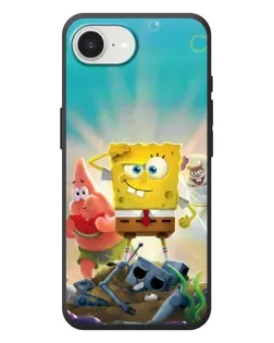 Чохол для iPhone 17e з картинкою «Спанч Боб переможець»