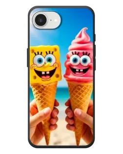 Чохол для iPhone 17e з картинкою «Спанч Боб морозиво»