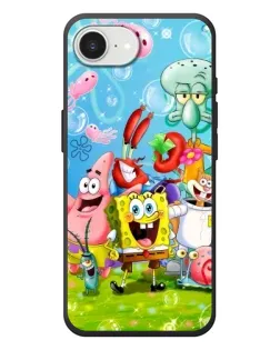 Чехол для iPhone 17e с картинкой «Губка Боб и друзья»