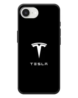 Чехол для iPhone 17e с картинкой «Tesla White Logo»