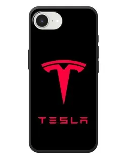 Чехол для iPhone 17e с картинкой «Tesla Red Logo»
