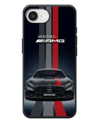 Чехол для iPhone 17e с картинкой «Mercedes — белый карбон»