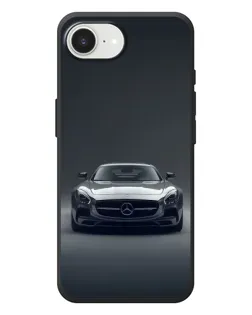 Чехол для iPhone 17e с картинкой «Mercedes на черном»