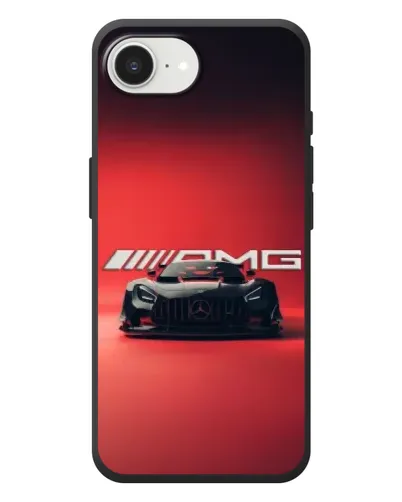 Чехол для iPhone 17e с картинкой «Mercedes AMG — красная линия»