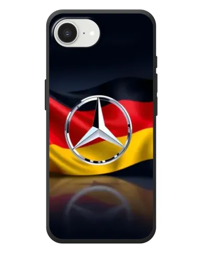 Чехол для iPhone 17e с картинкой «Mercedes — флаг Германии»