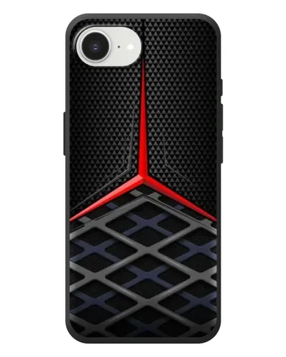 Чехол для iPhone 17e с картинкой «Mercedes Carbon Grid»