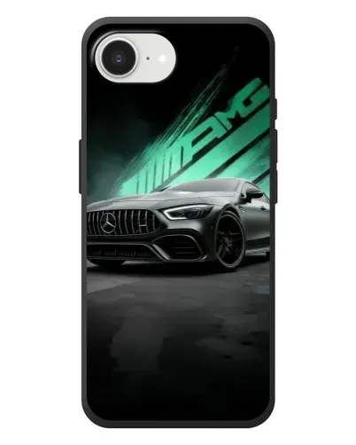 Чехол для iPhone 17e с картинкой «Темный Mercedes AMG»