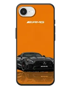 Чехол для iPhone 17e с картинкой «Оранжевый Mercedes AMG»