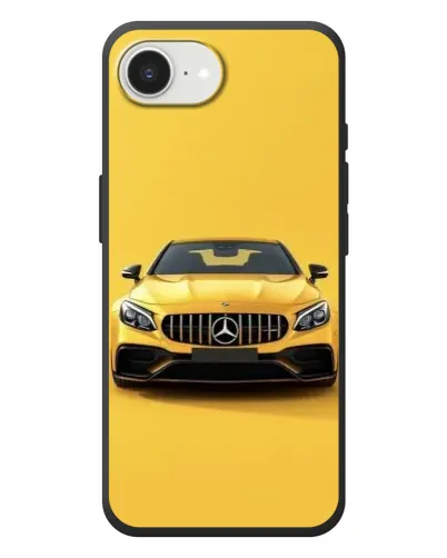 Чехол для iPhone 17e с картинкой «Желтый Mercedes GT»
