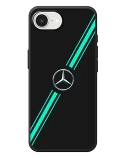 Чехол для iPhone 17e с картинкой «Спортивные линии Mercedes»