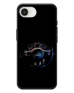 Чохол для iPhone 17e з картинкою «Салон Audi — кермо»