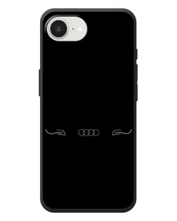 Чехол для iPhone 17e с картинкой «Audi — световой подпись»