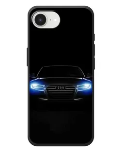 Чохол для iPhone 17e з картинкою «Audi в неоні»
