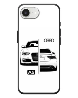 Чохол для iPhone 17e з картинкою «Audi — контрастний дизайн»