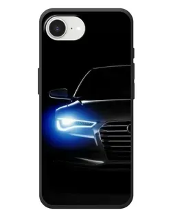 Чохол для iPhone 17e з картинкою «Неоновий погляд Audi»