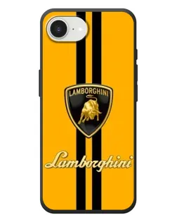 Чохол для iPhone 17e з картинкою «Lamborghini Stripe жовтий»